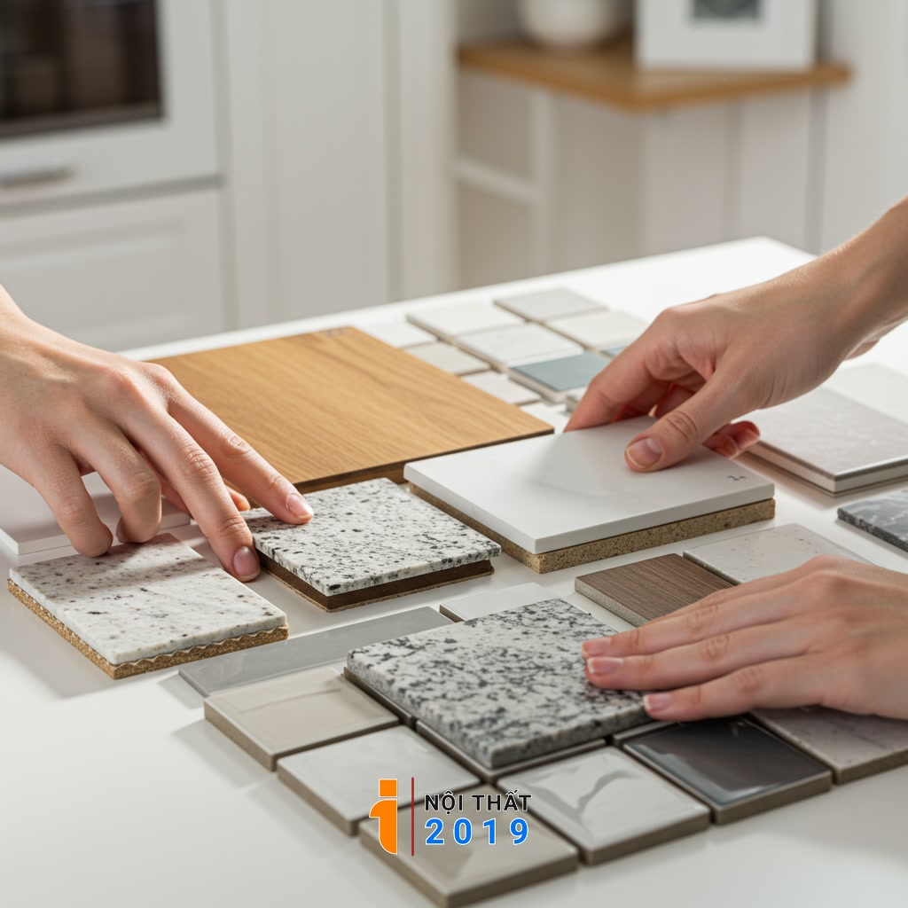 Lựa chọn và phối hợp các loại nội thất phòng bếp
