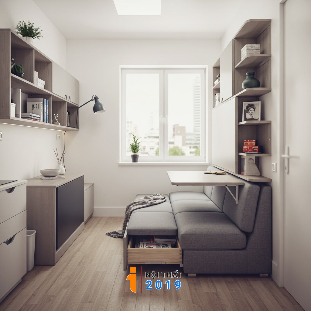Lựa chọn và sử dụng nội thất thông minh, đa năng