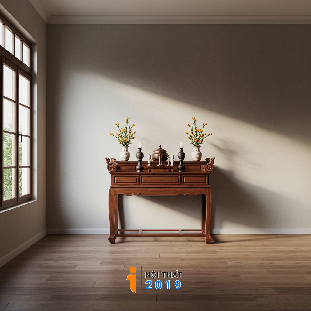 Lựa chọn vị trí và hướng đặt bàn thờ hợp lý