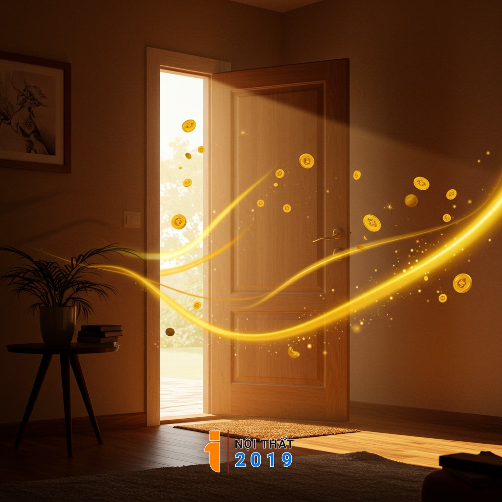 Mở đầu: Tầm quan trọng của phong thủy cửa sau và nội thất trong việc chiêu tài