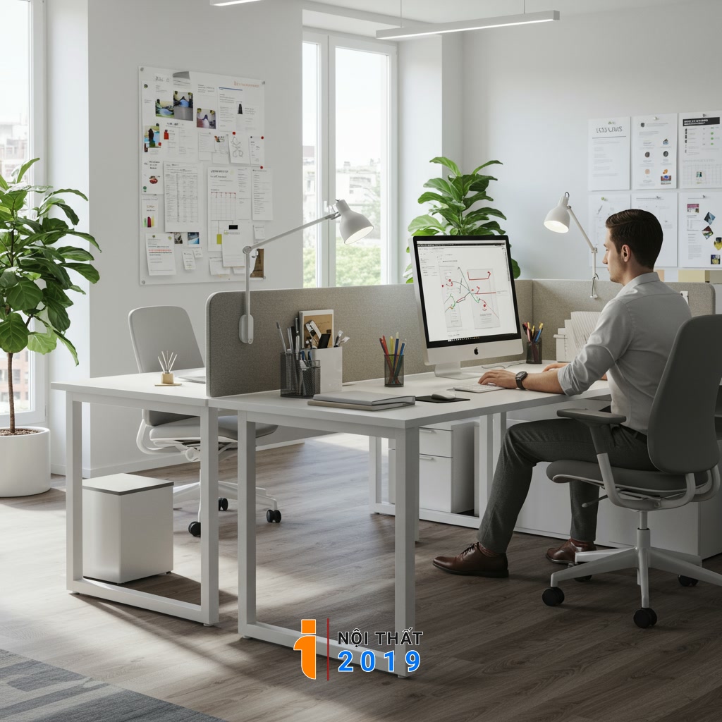 Nguyên tắc cơ bản khi bố trí nội thất phòng làm việc