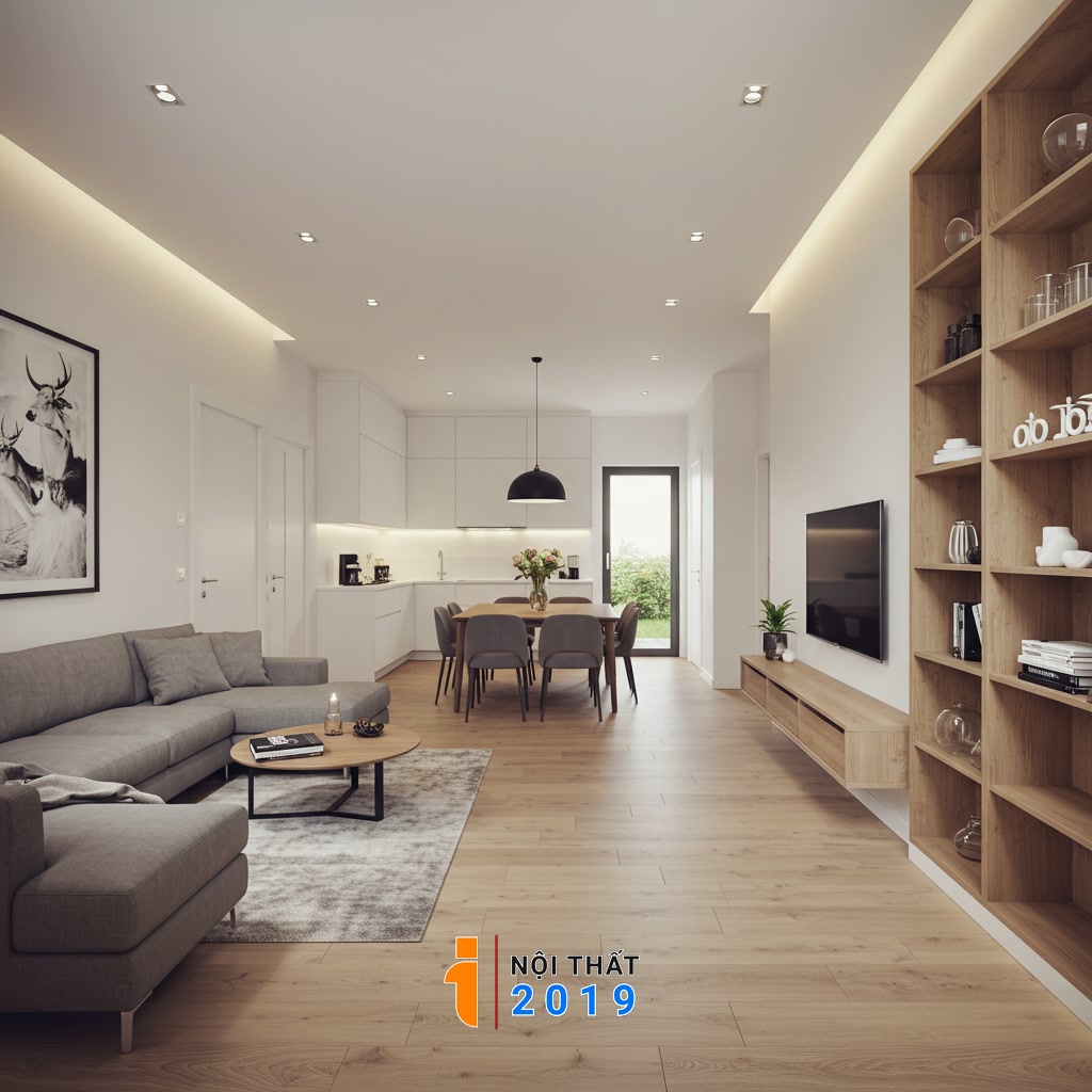 Nguyên Tắc Vàng Trong Bố Trí Không Gian Nội Thất Nhà Phố