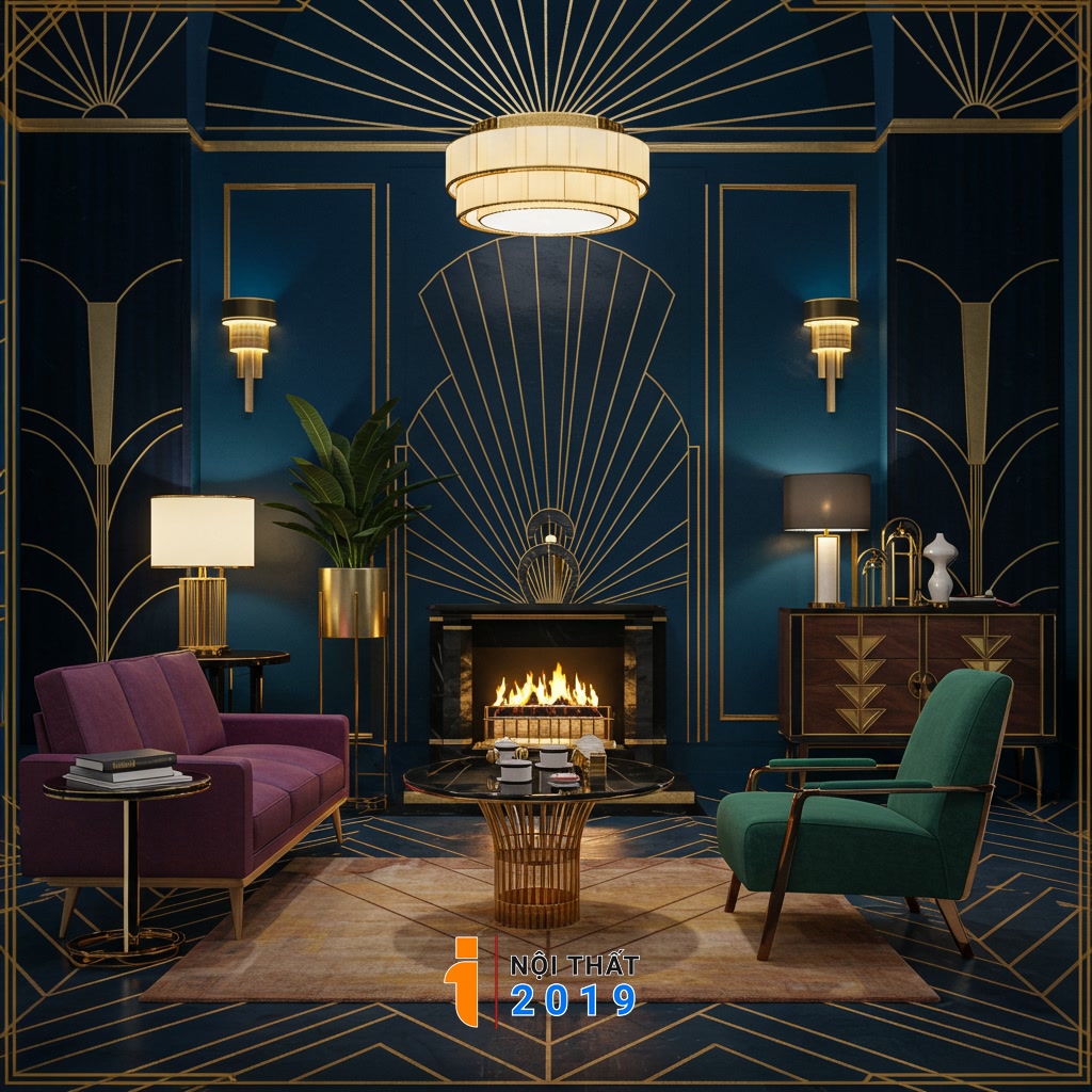 Những đặc trưng cốt lõi của nội thất Art Deco