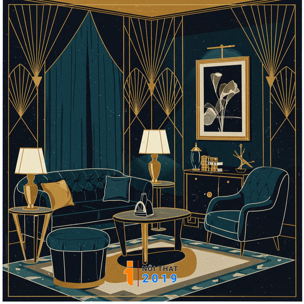 Những đặc trưng cốt lõi của nội thất phong cách Art Deco