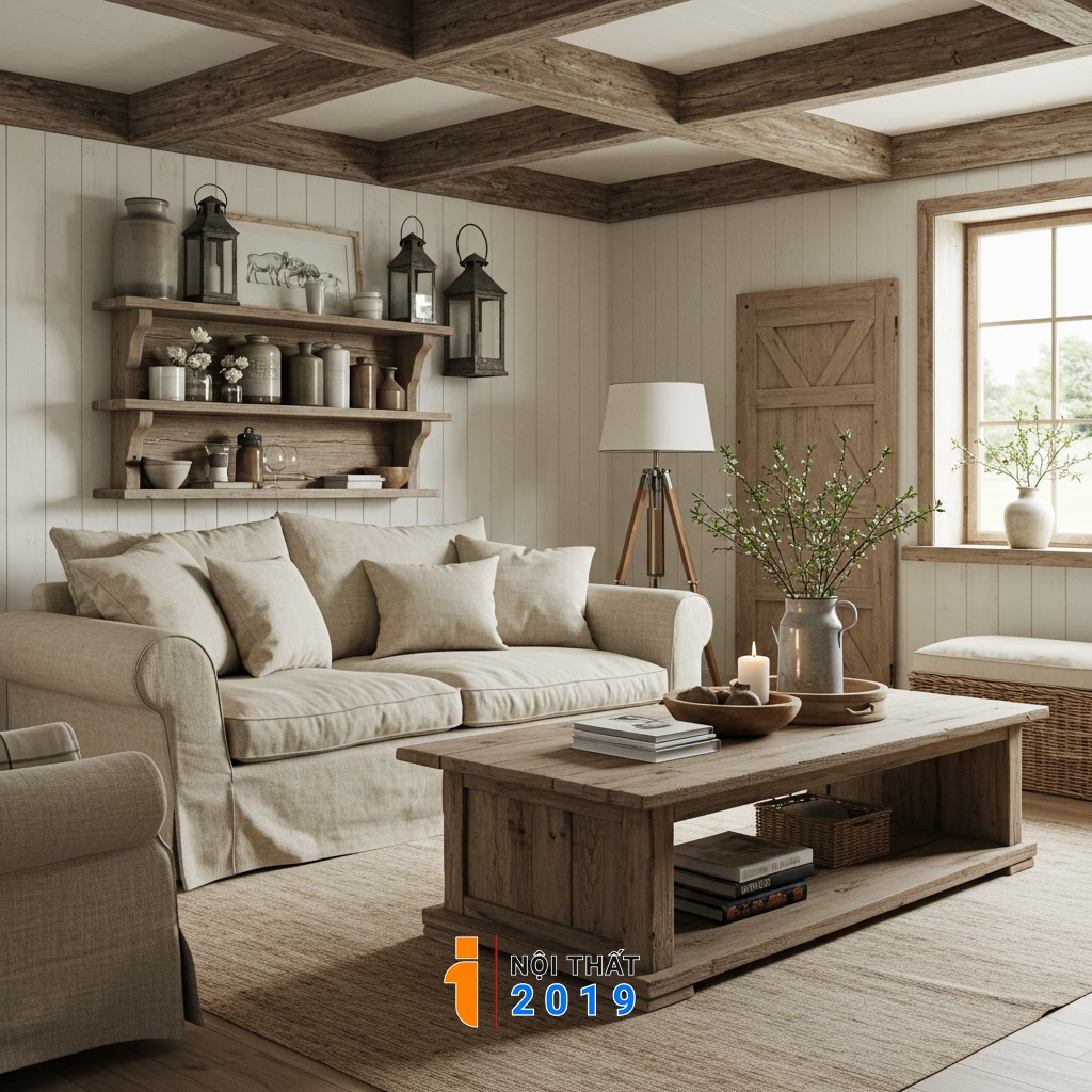 Những đặc trưng nổi bật của nội thất Farmhouse ấm cúng