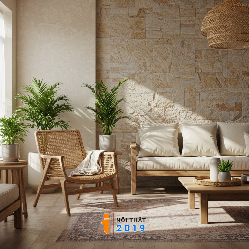 Những vật liệu và yếu tố tự nhiên không thể thiếu trong nội thất