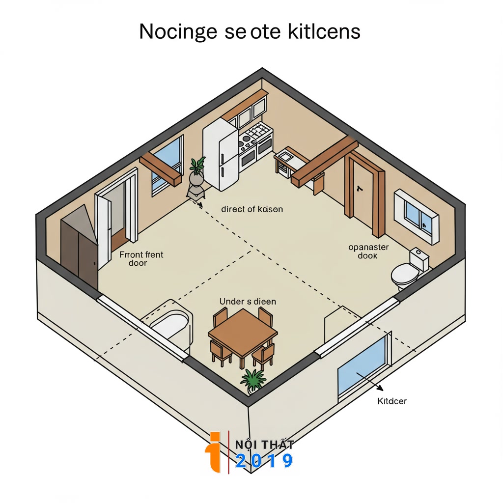 Những Vị Trí Đại Kỵ Tuyệt Đối Phải Tránh Khi Đặt Bếp