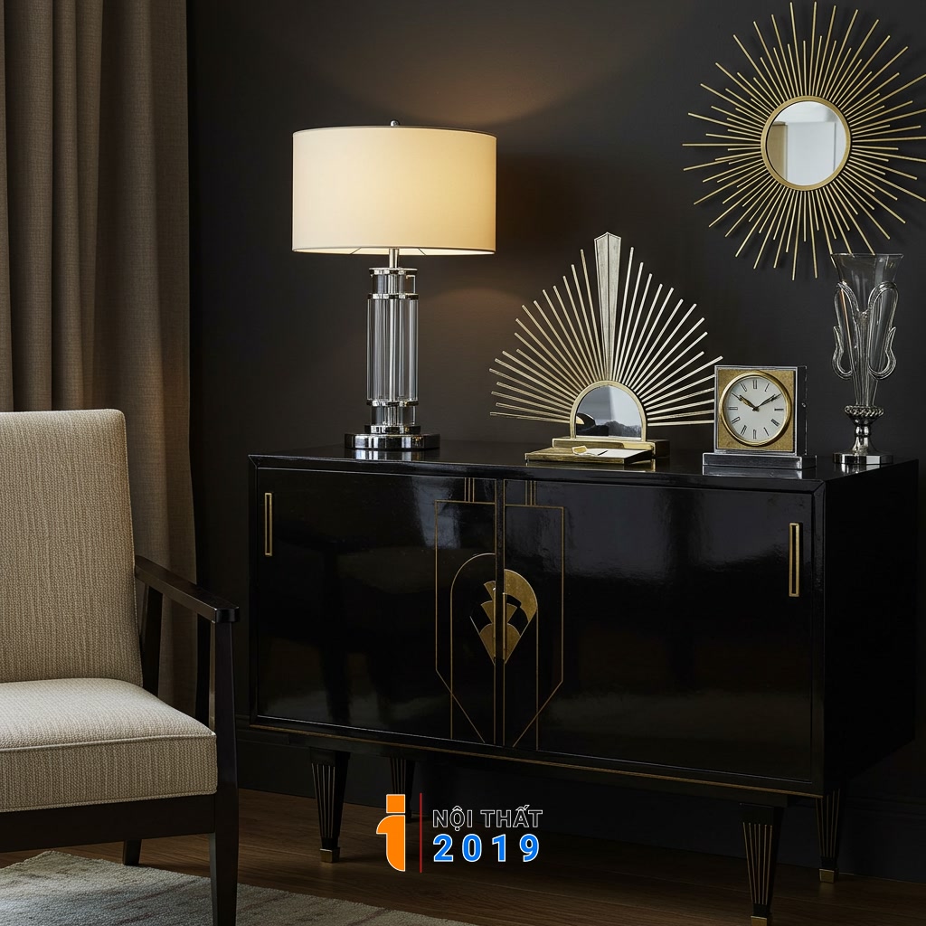 Nội thất và vật dụng trang trí mang đậm dấu ấn Art Deco