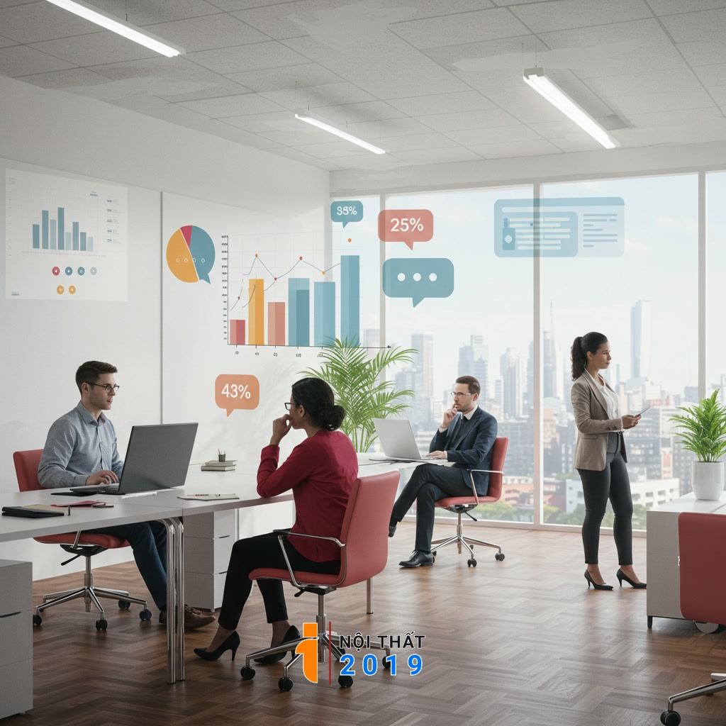 Đo lường và cải thiện hiệu quả thiết kế nội thất văn phòng