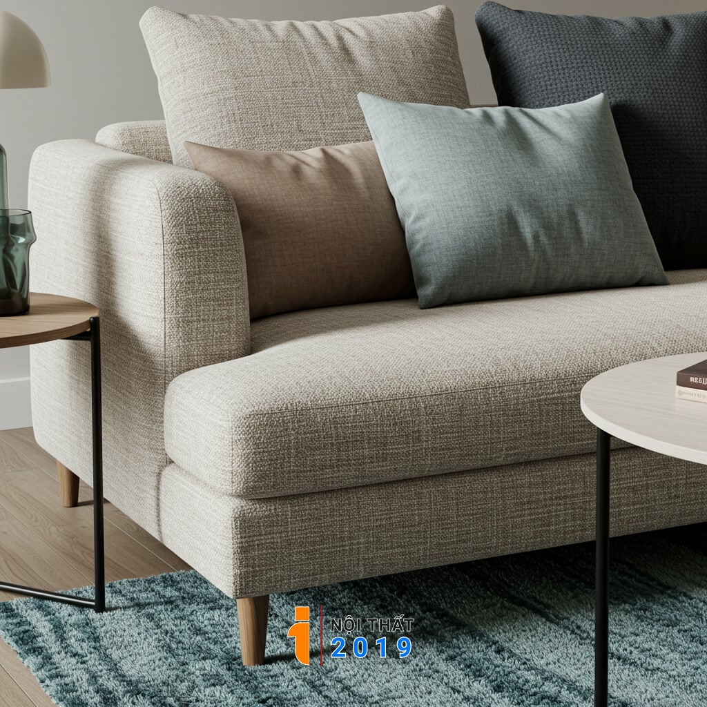 Phối màu và chất liệu trong thiết kế nội thất