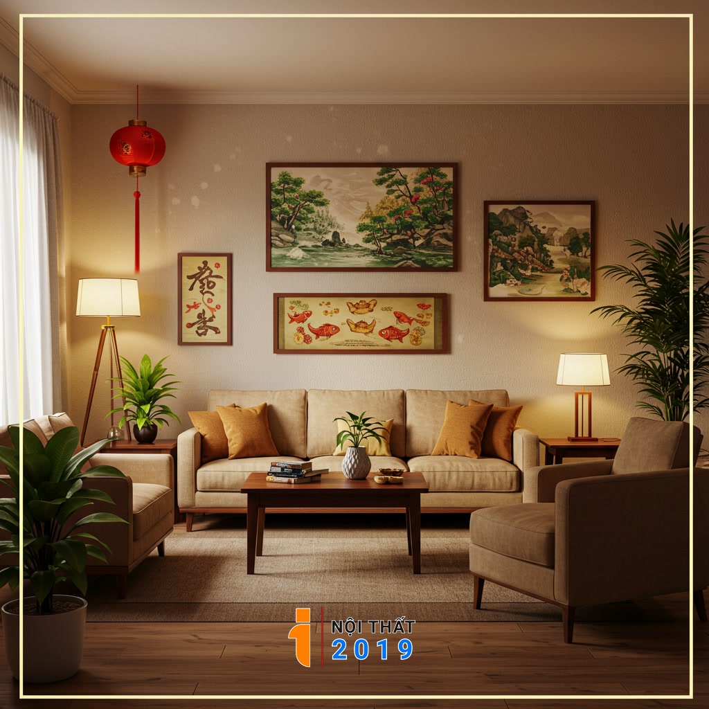 Sắp xếp Nội thất và Vật phẩm trang trí hút tài lộc