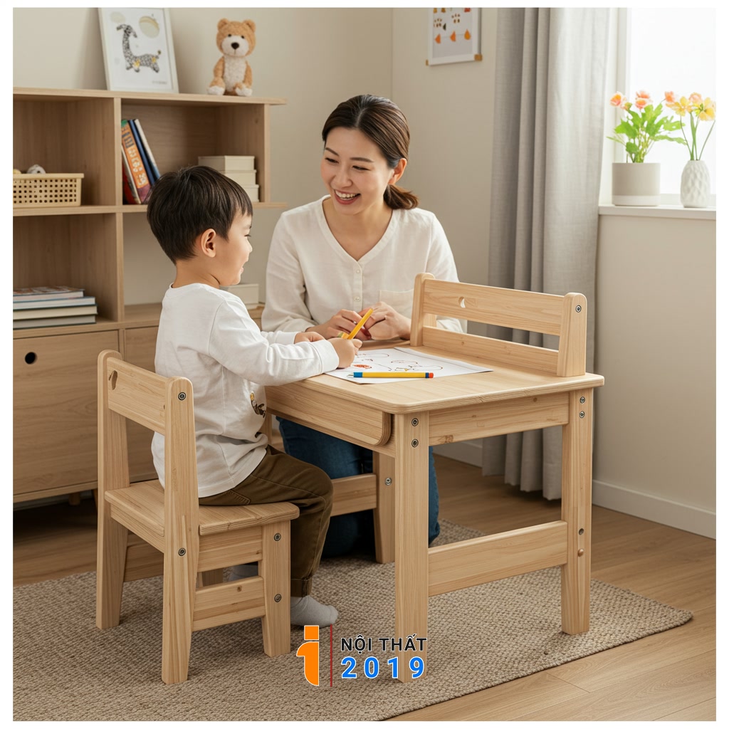 Tại sao nên tự làm bàn học đơn giản cho bé?