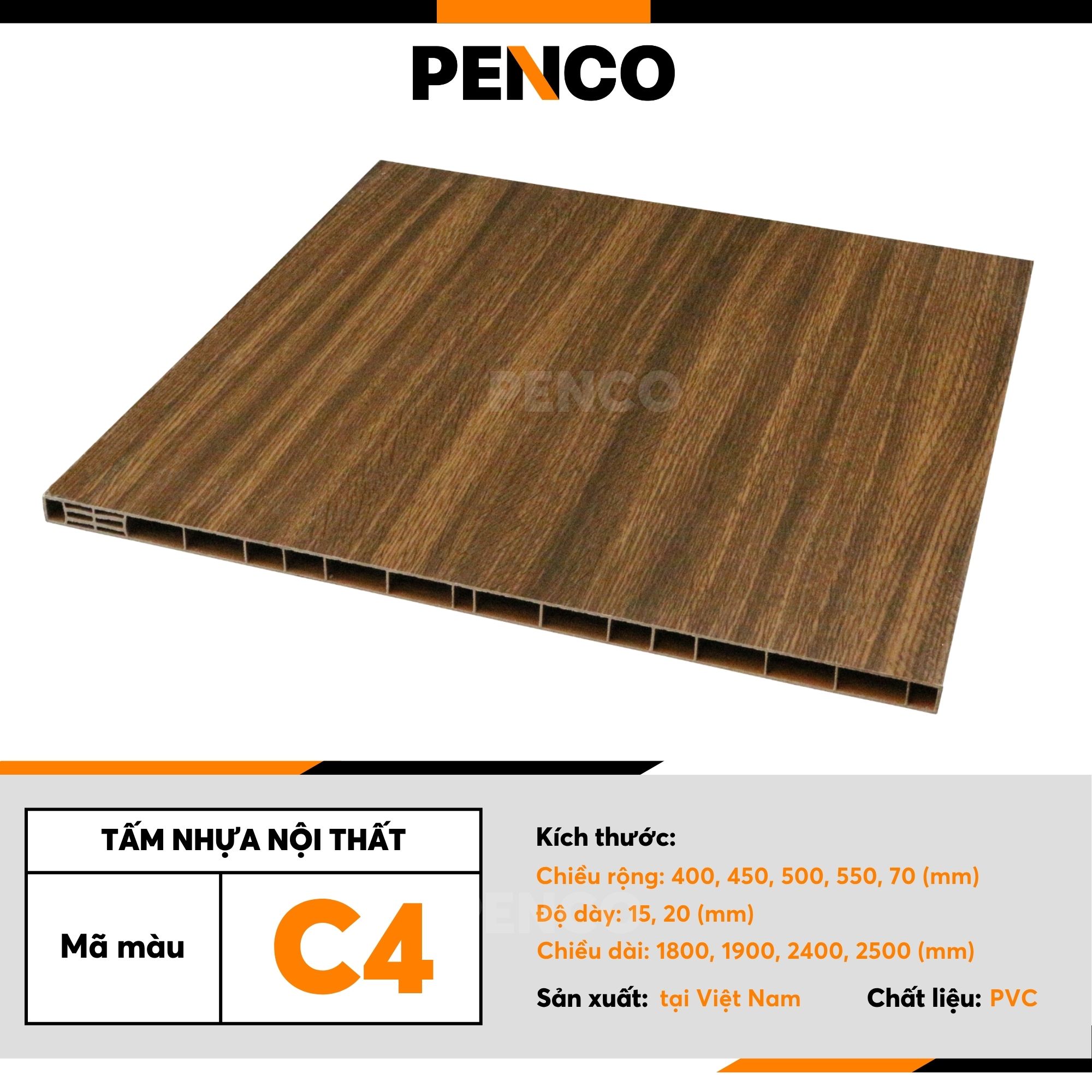 Tấm nhựa Penco - Màu C4