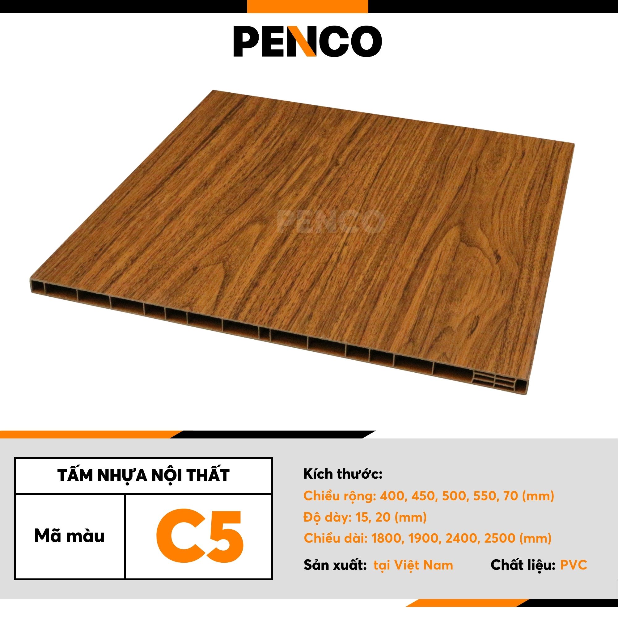 Tấm nhựa Penco - Màu C5