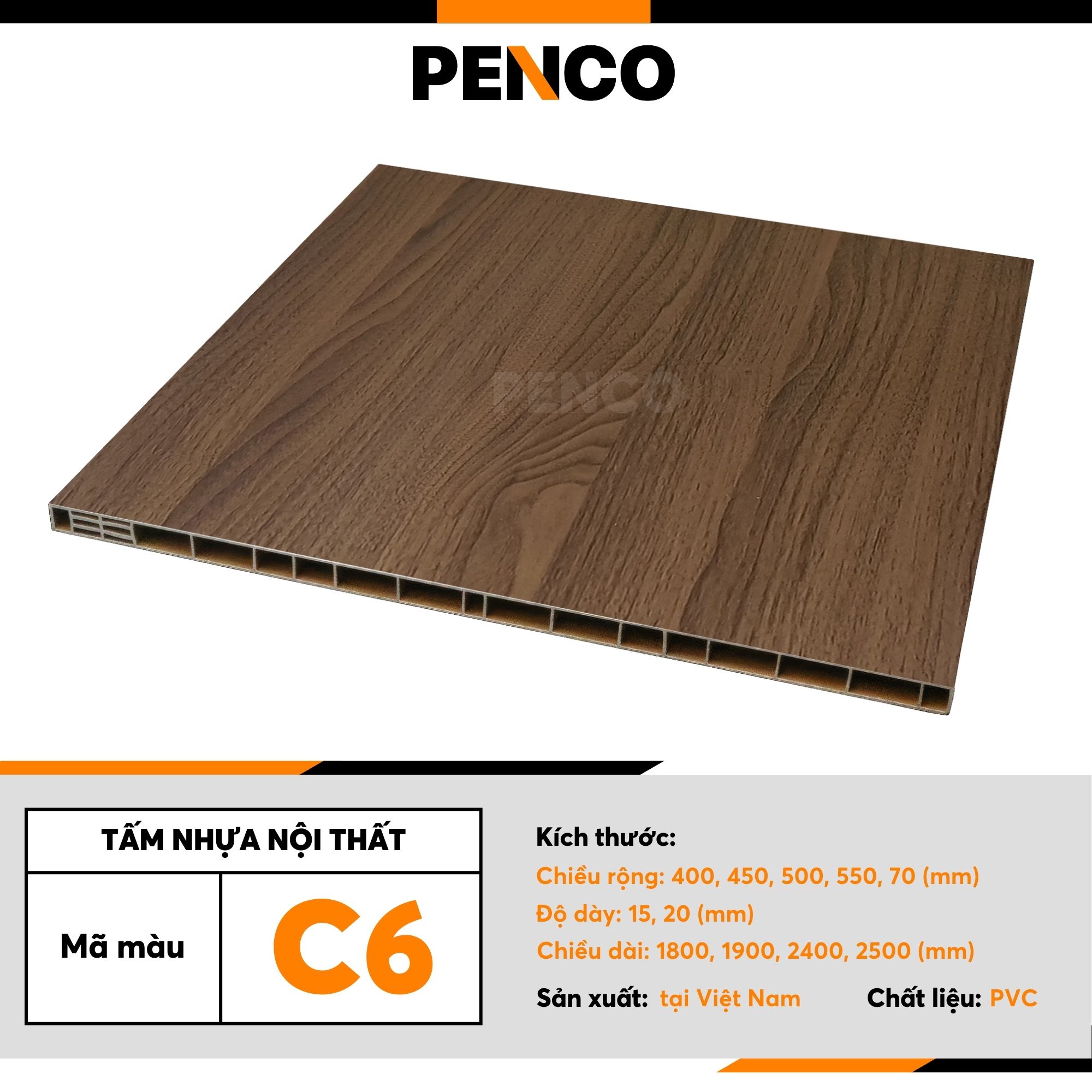 Tấm nhựa Penco - Màu C6
