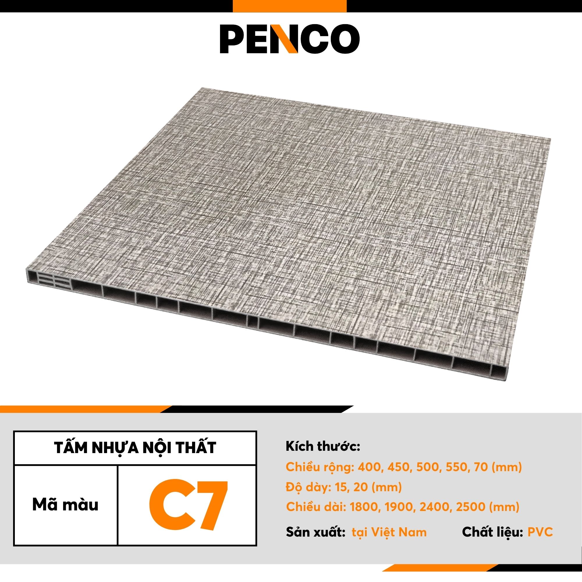 Tấm nhựa Penco - Màu C7