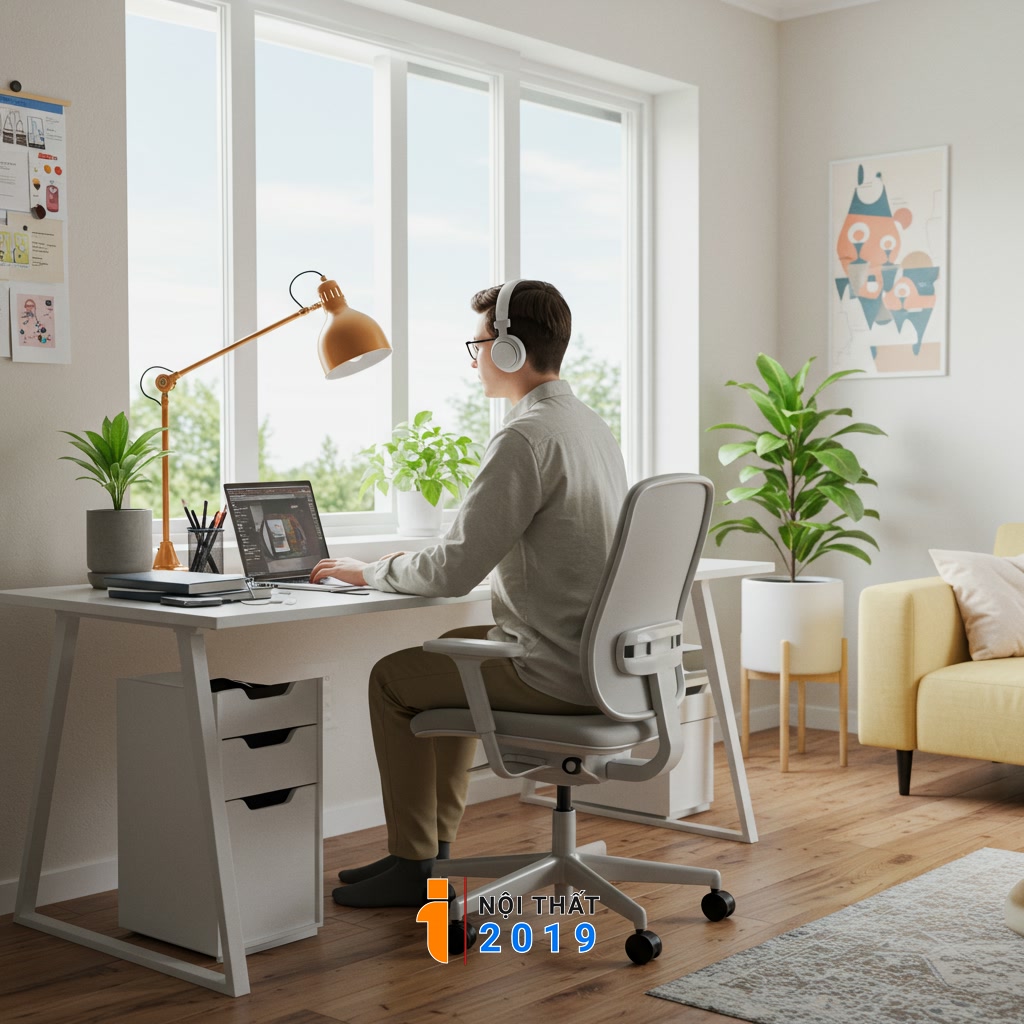 Tầm quan trọng của việc thiết kế phòng làm việc tại nhà