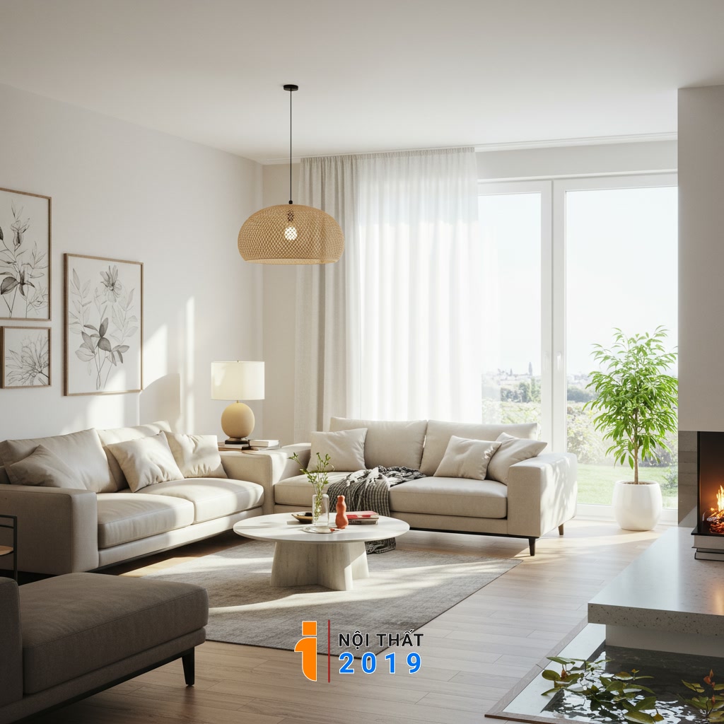 Thiết Kế Nội Thất Hiện Đại Hài Hòa Với Yếu Tố Phong Thủy