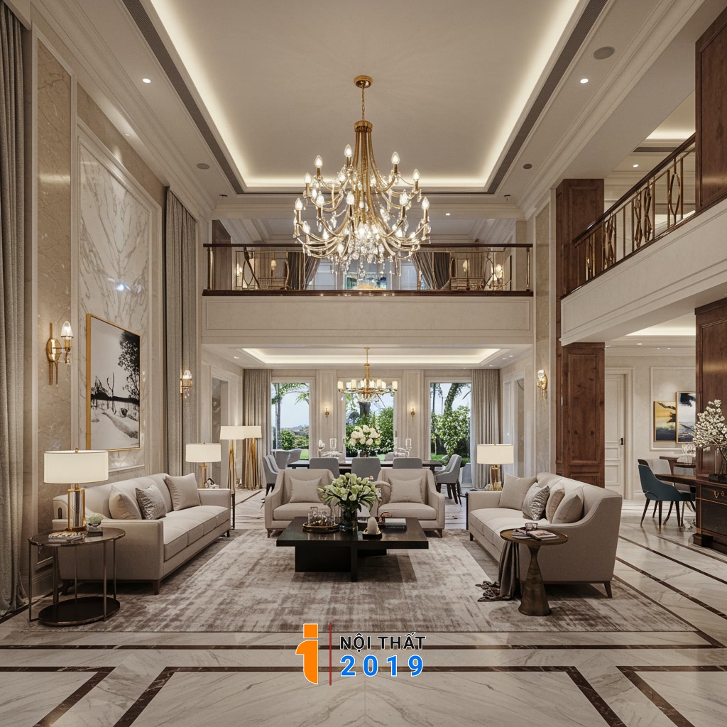 Tổng quan về Thiết kế Nội thất Biệt thự Sang trọng