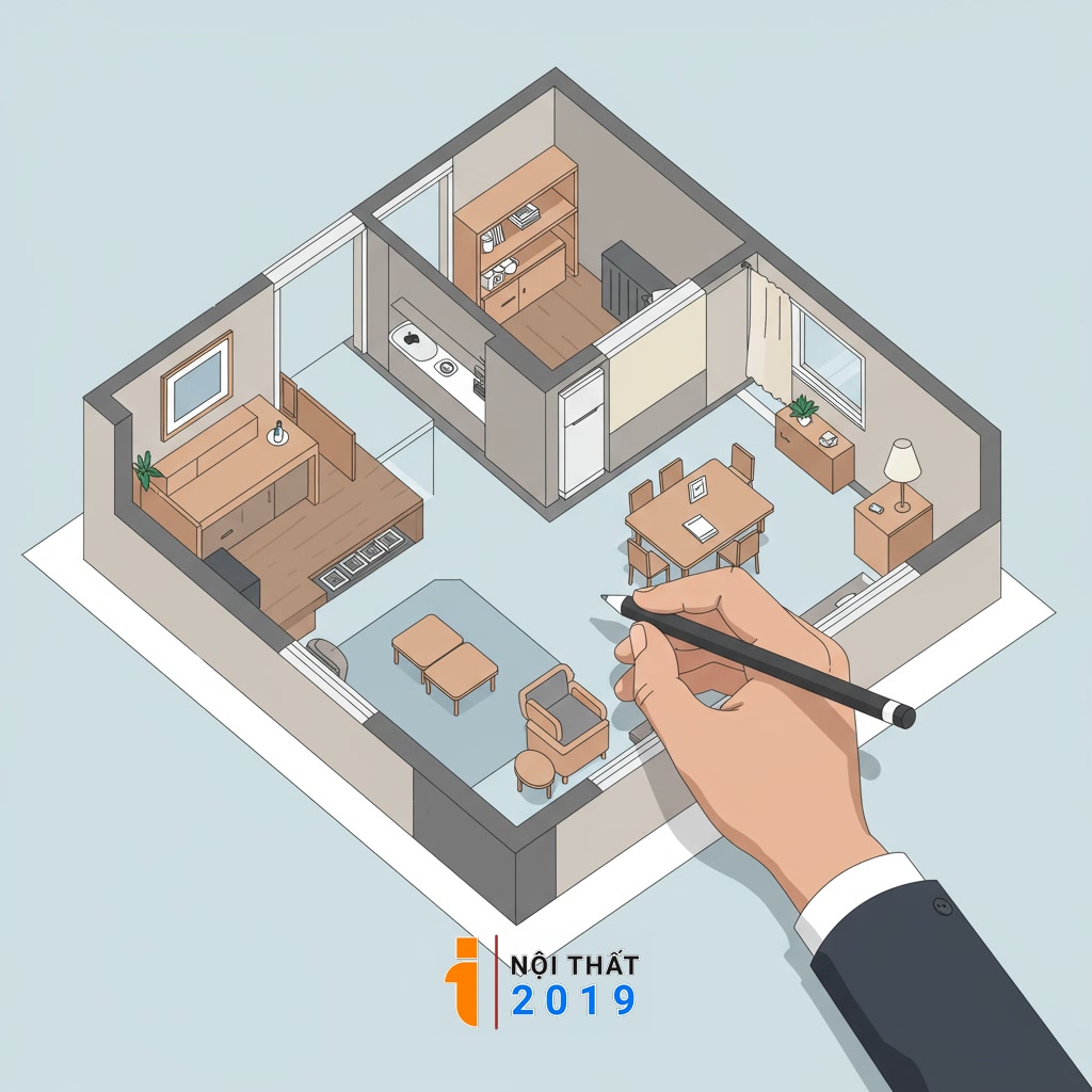 Tổng quan về thiết kế nội thất căn hộ chung cư