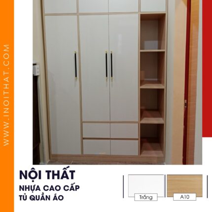 Tủ quần áo 2 buồng kịch trần tại phường Bạch Mai