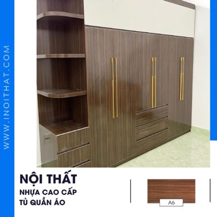 Tủ quần áo 3 buồng kịch trần tại phường Ngọc Hà