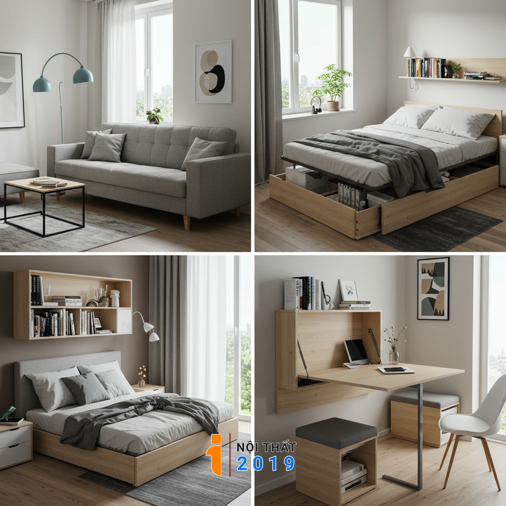 Ứng dụng Nội thất Đa năng cho Từng Khu vực trong Nhà