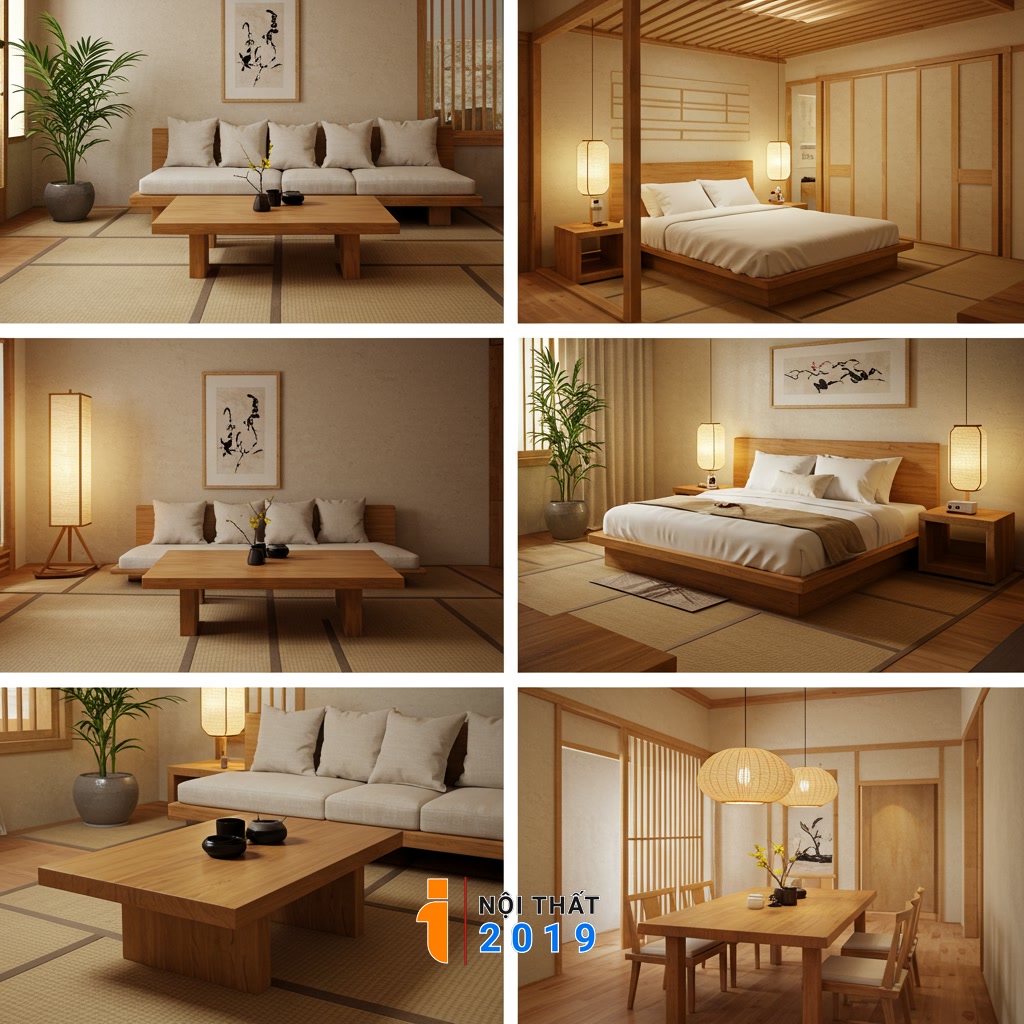 Ứng dụng nội thất phong cách Châu Á cho từng không gian sống
