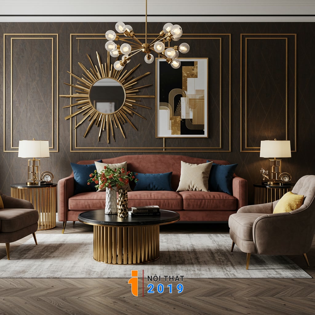 Ứng Dụng Phong Cách Art Deco Trong Không Gian Sống Hiện Đại