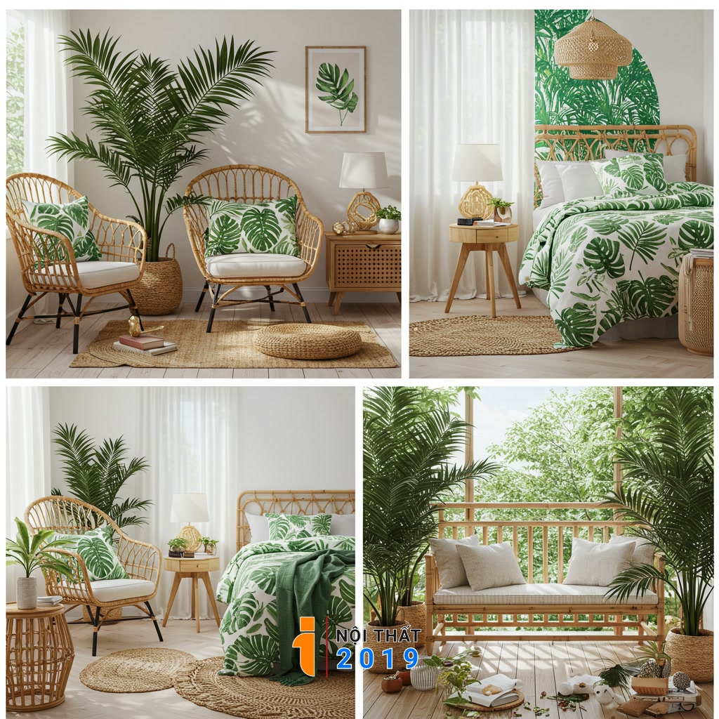 Ứng dụng phong cách nhiệt đới cho từng không gian sống