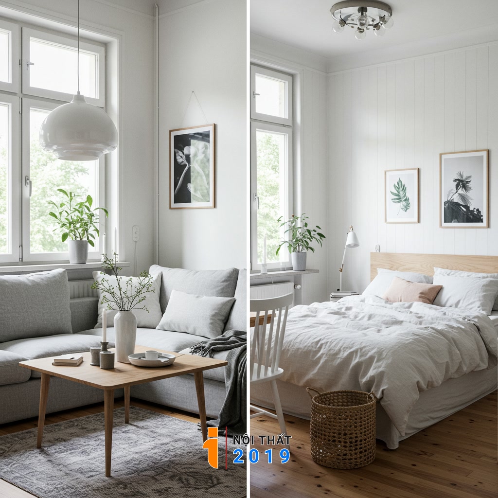 Ứng dụng phong cách Scandinavia vào từng không gian sống