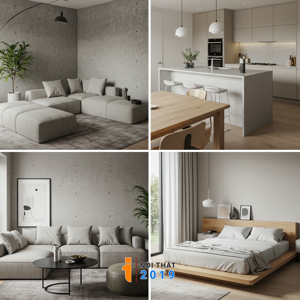 Ứng dụng Xu hướng Nội thất Hiện đại vào Các Không gian Sống Cụ thể