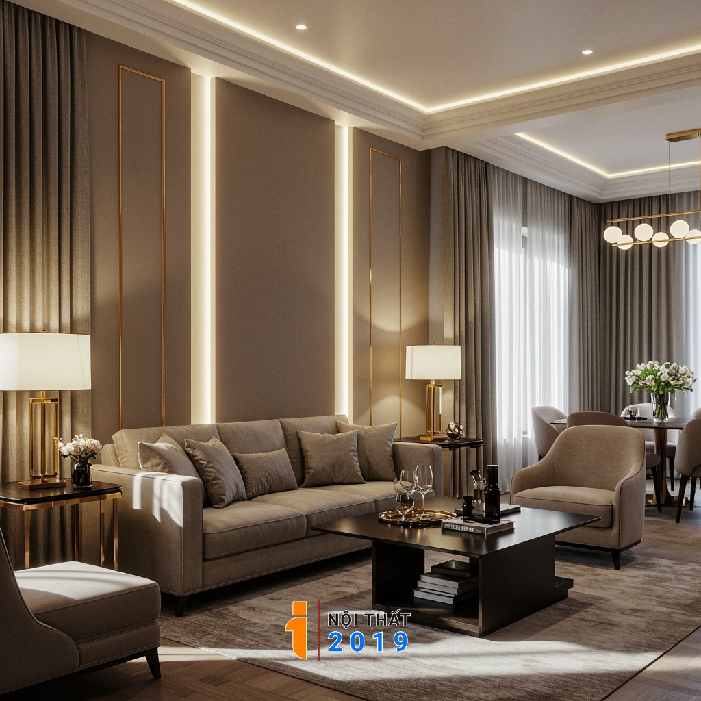 Vai trò của ánh sáng và màu sắc trong nội thất sang trọng